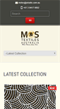 Mobile Screenshot of mstexaustralia.com